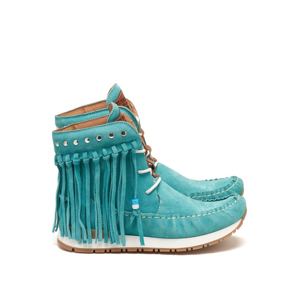 El Vaquero Eleven Suede Marine Booties - Picture 3 of 8